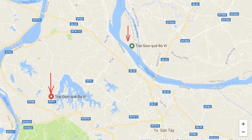 Trại giun quế Ba Vì
